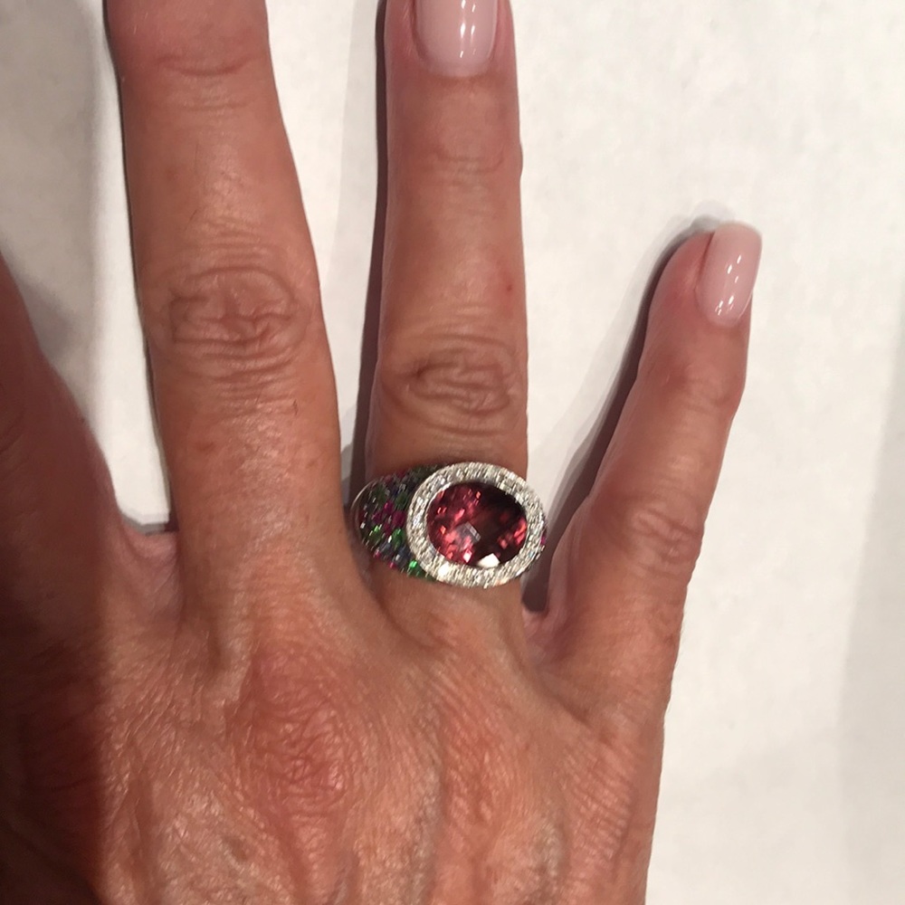 Quartz Diamond Ring - Picture 5 of 7
